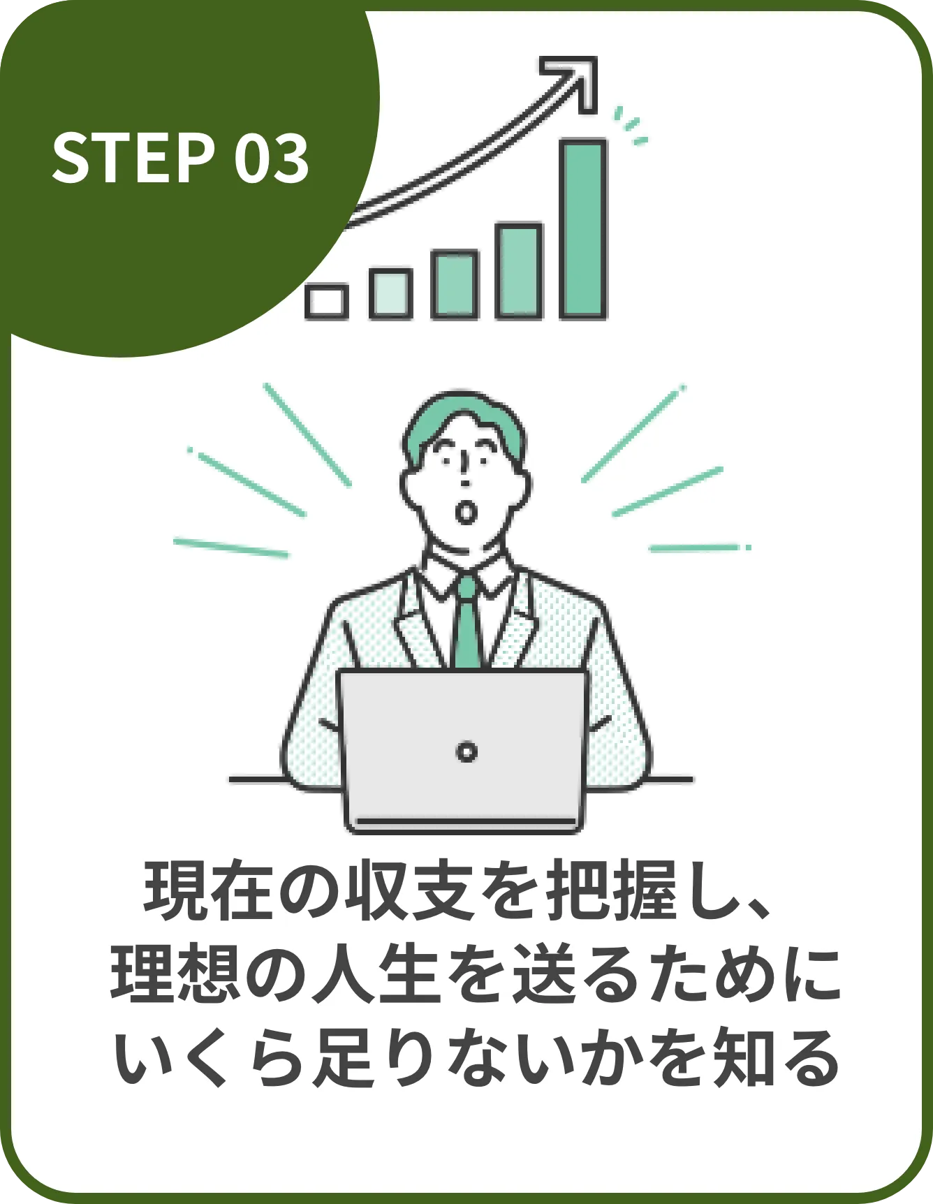 STEP3 現在の収支を把握し、理想の人生を送るためにいくら足りないかを知る